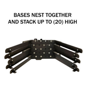 Tinta Metalica Tactica / Reactiva - AP-80063-R USPSA 66% Rifle Target - Armor Post base