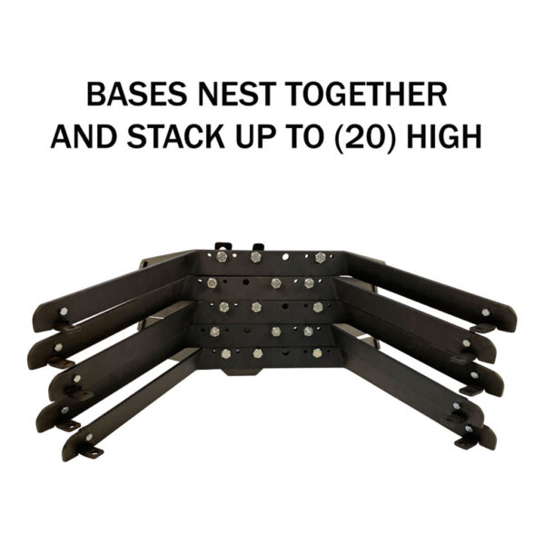 Tinta Metalica Tactica / Reactiva - AP-80063-R USPSA 66% Rifle Target - Armor Post base