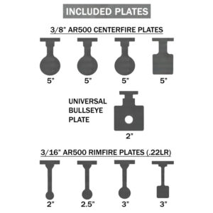 Tinta Metalica Tactica / Reactiva - SRP-2-R - Shoot-to-Reset Plate Rack | Premium Package 8