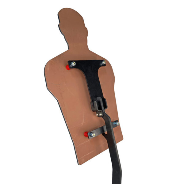 Tinta Metalica Tactica Reactiva - SRRT-80125-R - Short Range AR550 Rifle Target - Full Man 1