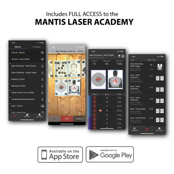 Mantis Laser Academy - Portable Training Kit - 40 S&W 6